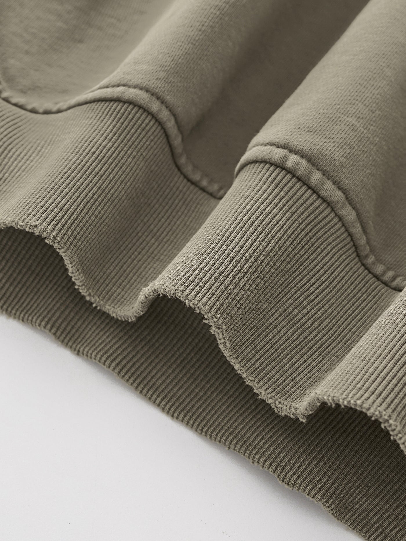 EMBROIDERED STARS HOODIE - FADED OLIVE