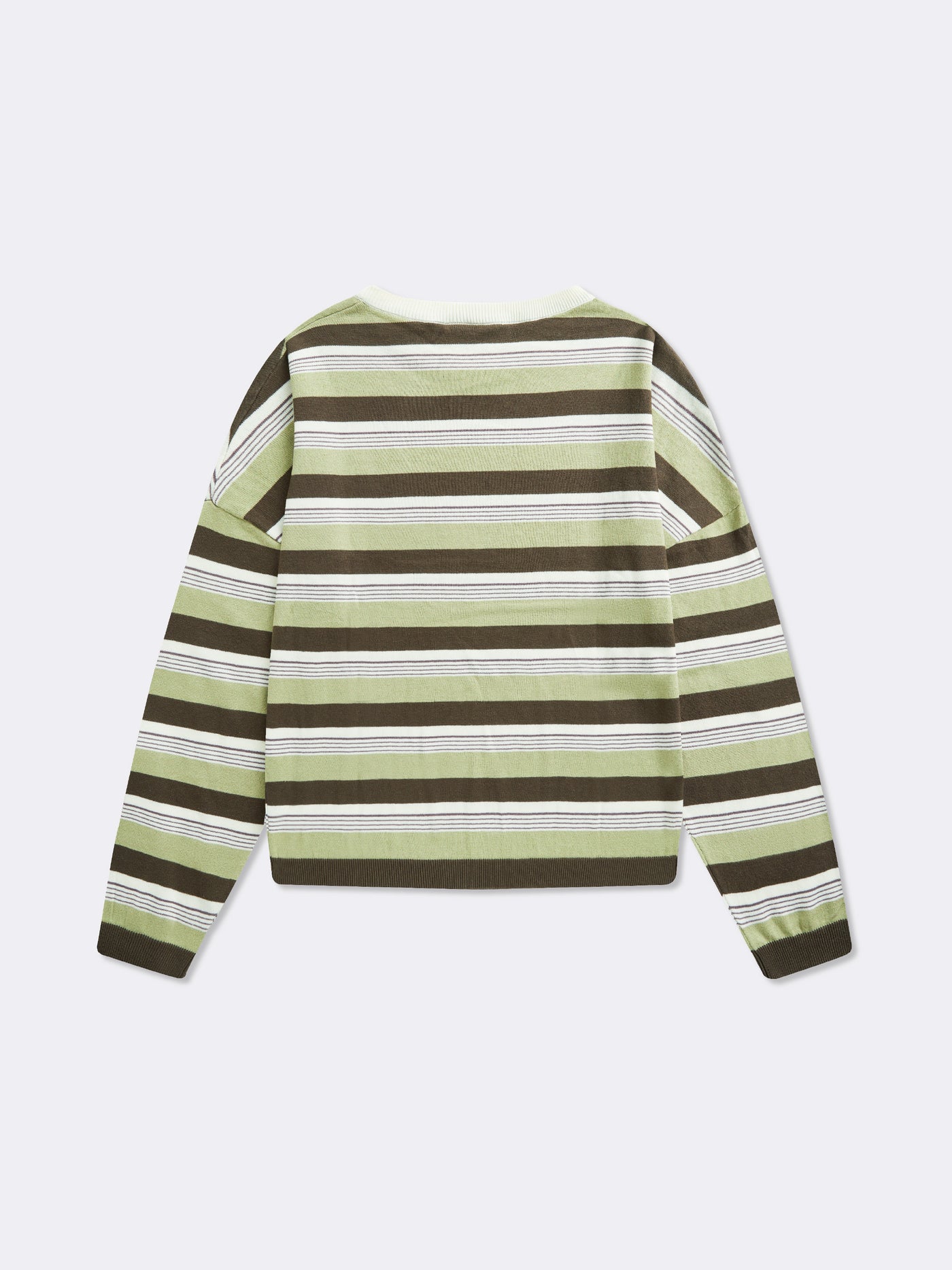 STRIPED LONG SLEEVE - GREEN