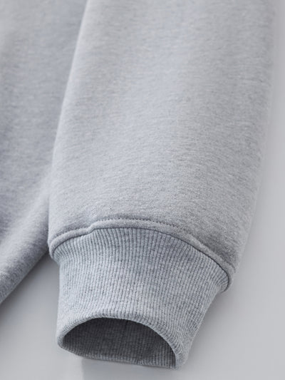 QUARTER ZIP FLEECE - GREY