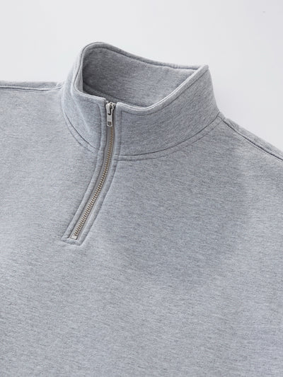 QUARTER ZIP FLEECE - GREY
