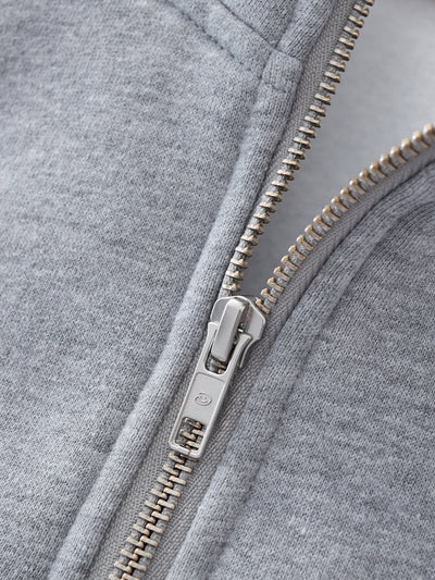 QUARTER ZIP FLEECE - GREY