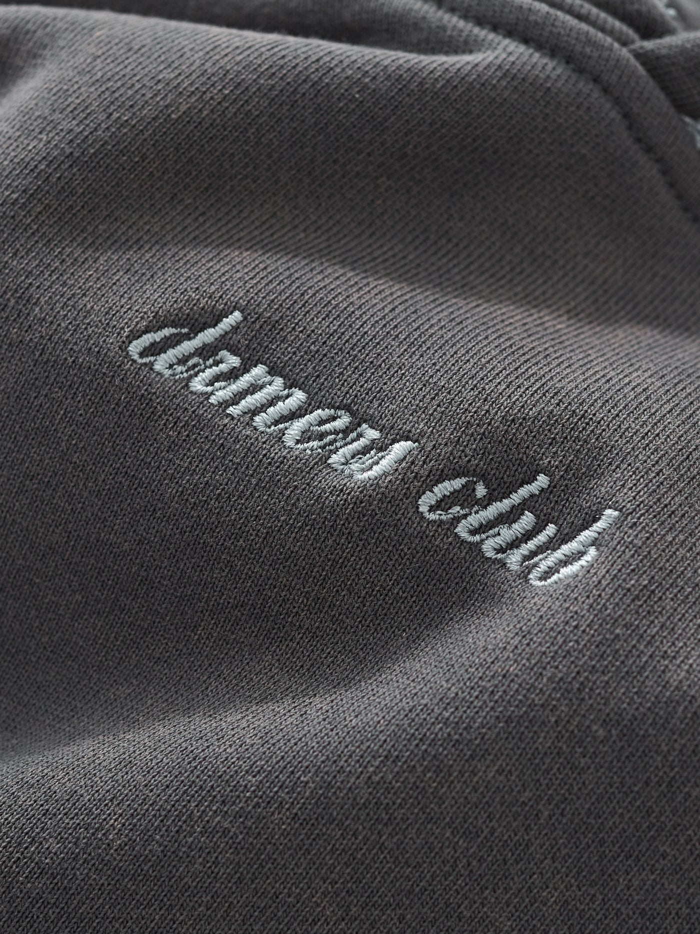 EMBROIDERED STARS HOODIE - WARM GREY