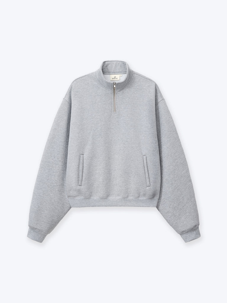引越割CLUBHAUS Fleece 1/4 Pullover Gray 引越割CLUBHAUS Fleece 1/4 Pullover Gray Club Room Mens 1/4-Zip