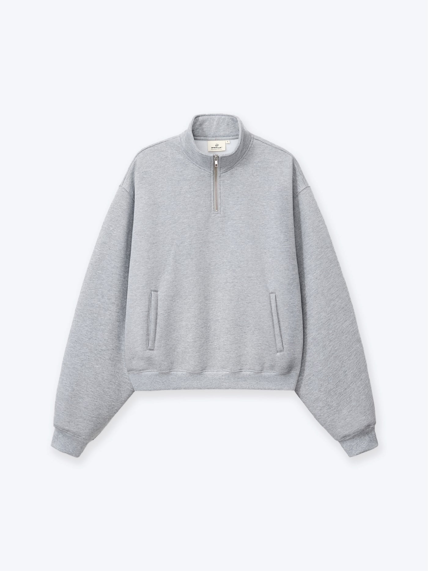 QUARTER ZIP FLEECE - GREY