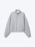 QUARTER ZIP FLEECE - GREY