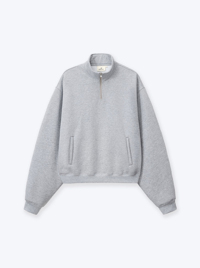 QUARTER ZIP FLEECE - GREY