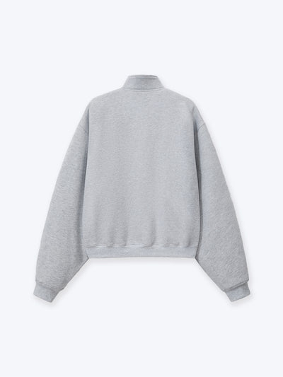 QUARTER ZIP FLEECE - GREY