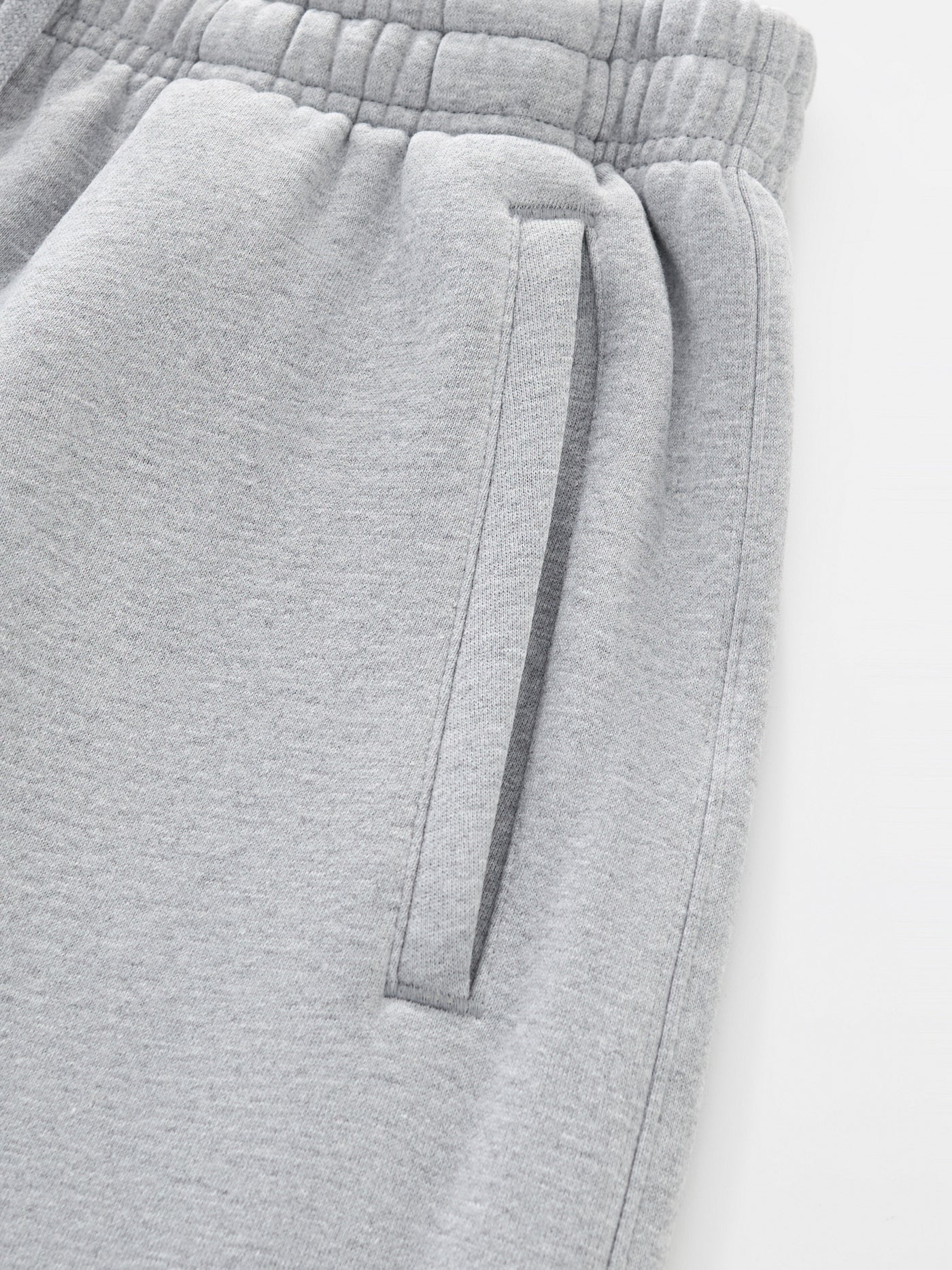 SIGNATURE BAGGY SWEATPANTS - HEATHER GREY