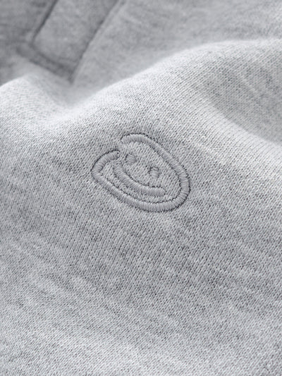 SIGNATURE BAGGY SWEATPANTS - HEATHER GREY