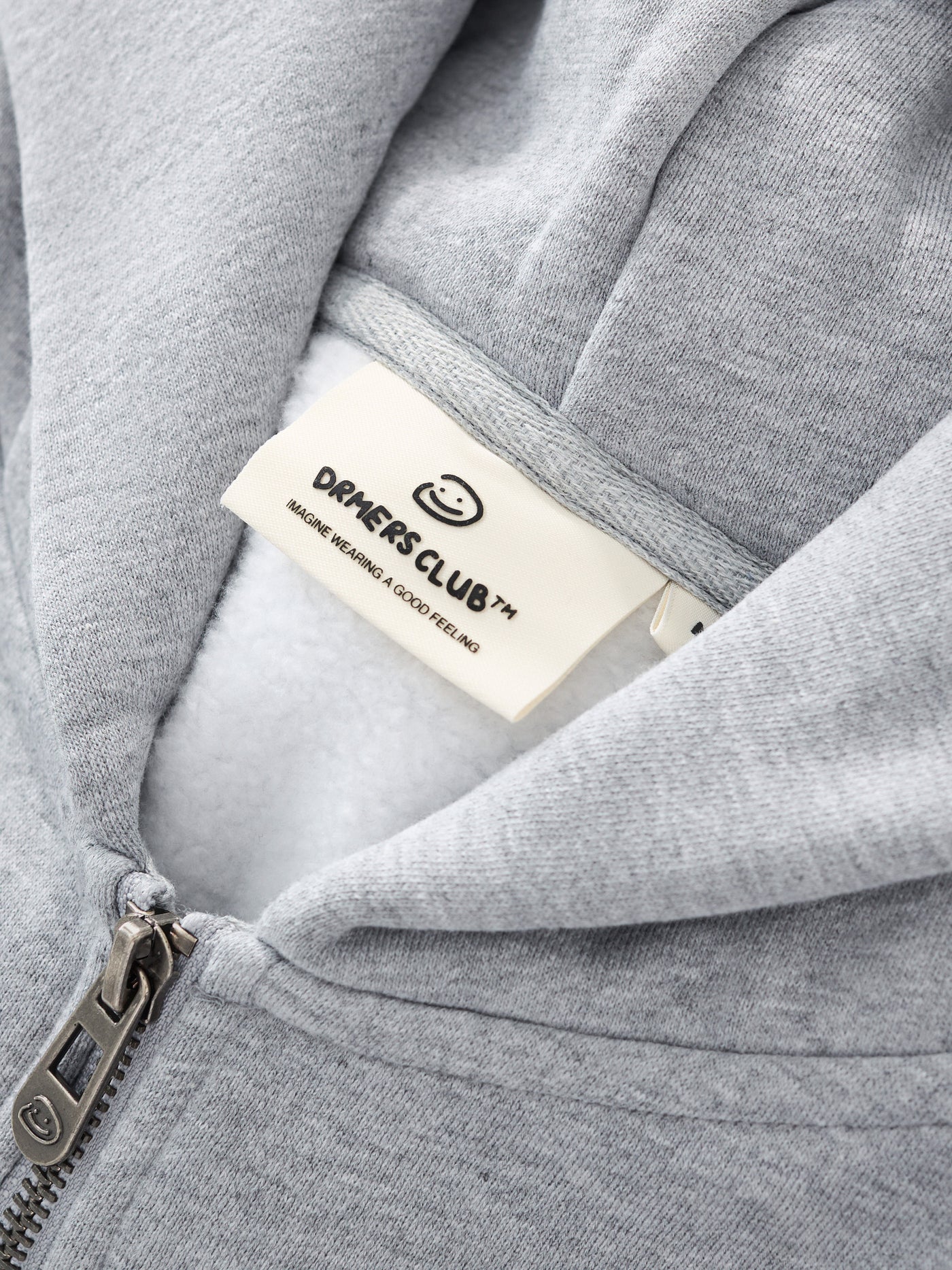 SIGNATURE BASIC DOUBLE ZIP - HEATHER GREY