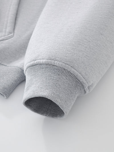 SIGNATURE BASIC DOUBLE ZIP - HEATHER GREY