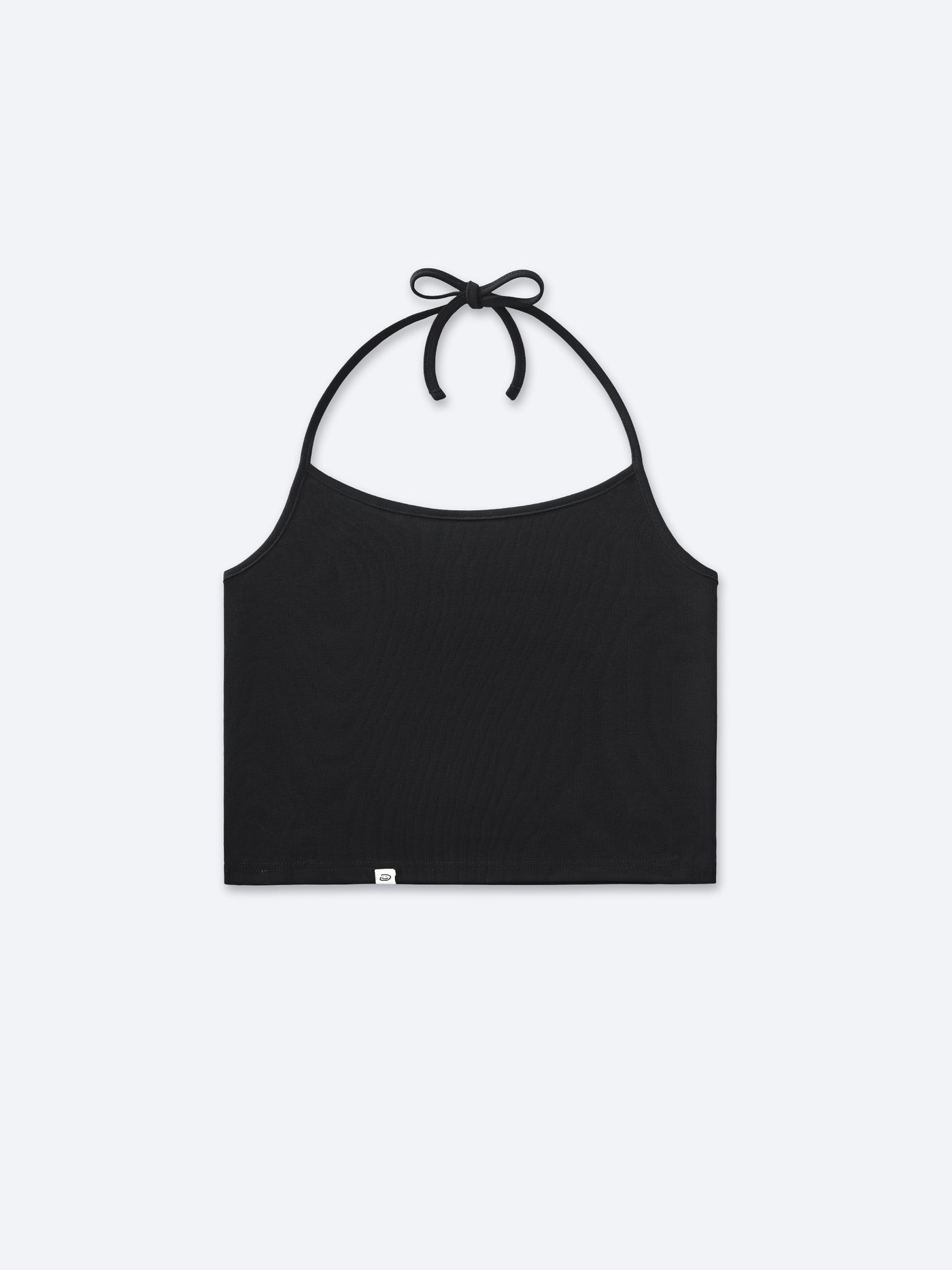 HALTER TANK TOP - BLACK