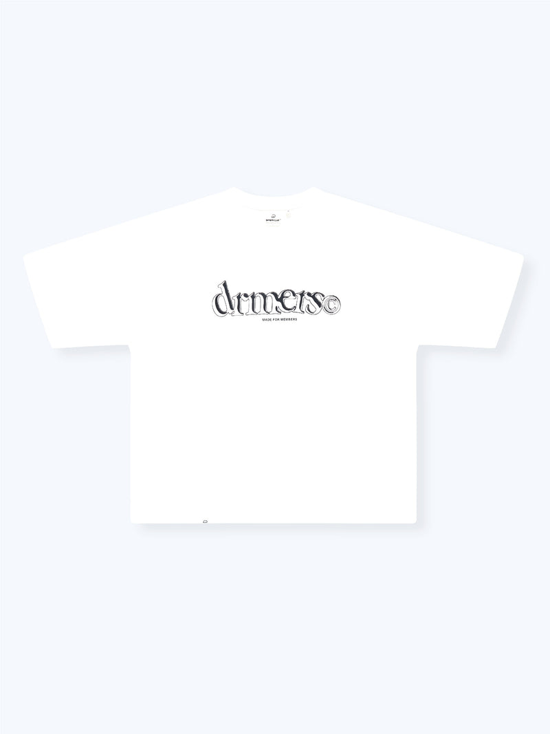 HOLLOW DRMERS TEE - WHITE