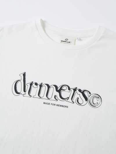 HOLLOW DRMERS TEE - WHITE