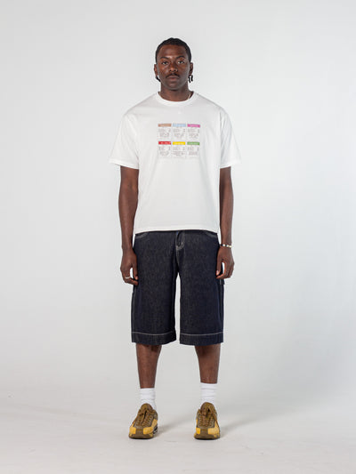 PROPERTY CARDS TEE - WHITE