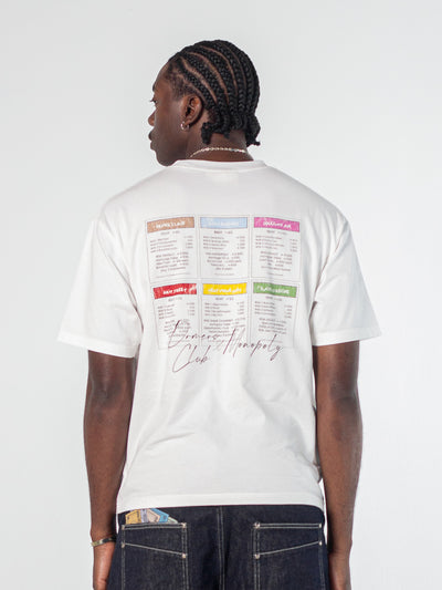 PROPERTY CARDS TEE - WHITE