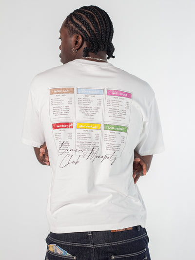 PROPERTY CARDS TEE - WHITE