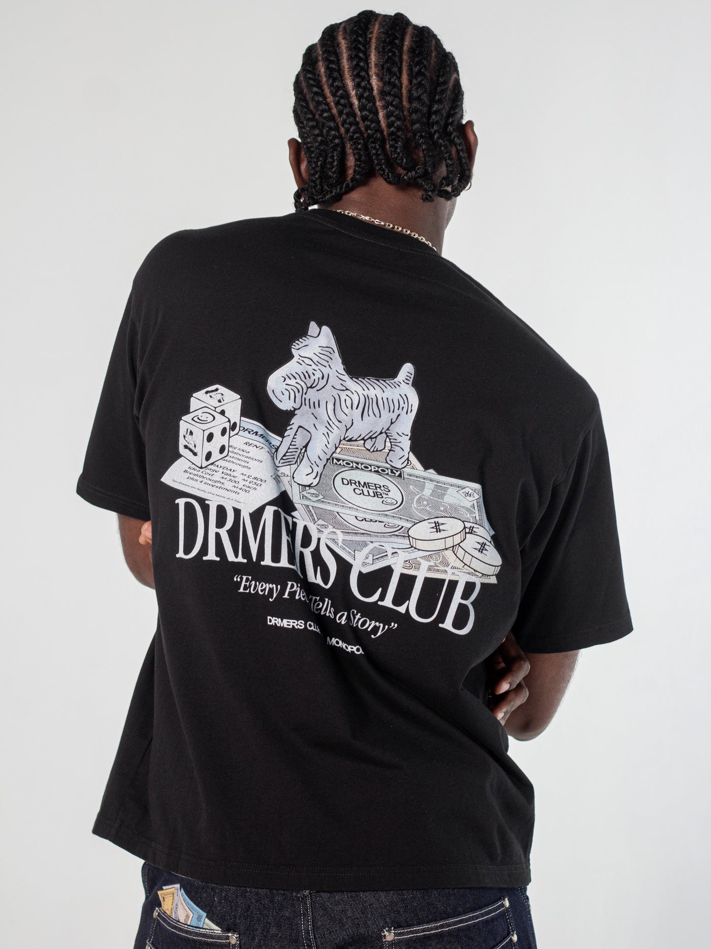 GAME PIECES TEE - BLACK