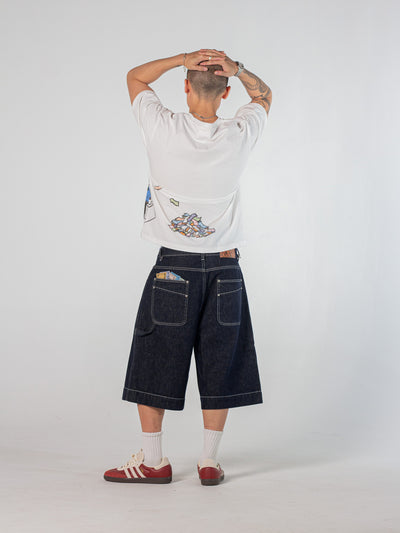 MONEY JORTS - INDIGO
