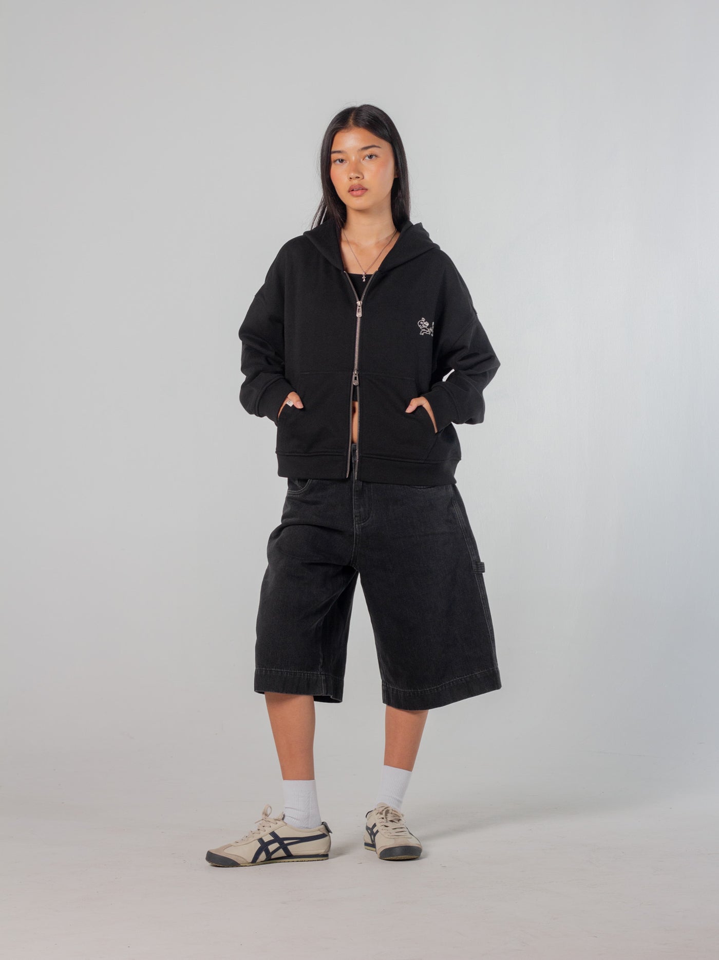 CHANCE ENCOUNTER ZIP UP - BLACK