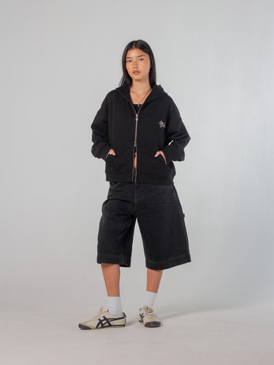 CHANCE ENCOUNTER ZIP UP - BLACK
