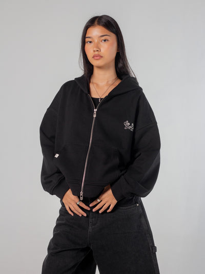 CHANCE ENCOUNTER ZIP UP - BLACK