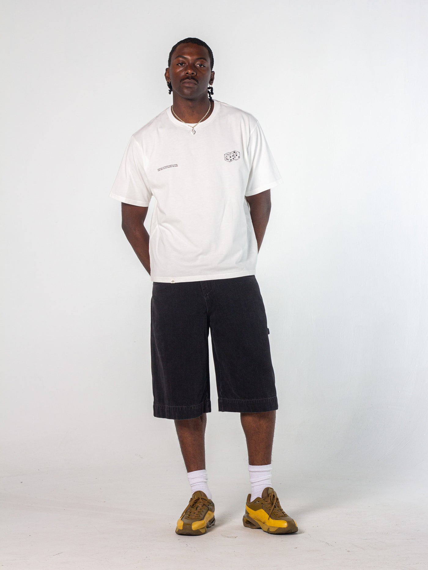 GAME PIECES TEE - WHITE