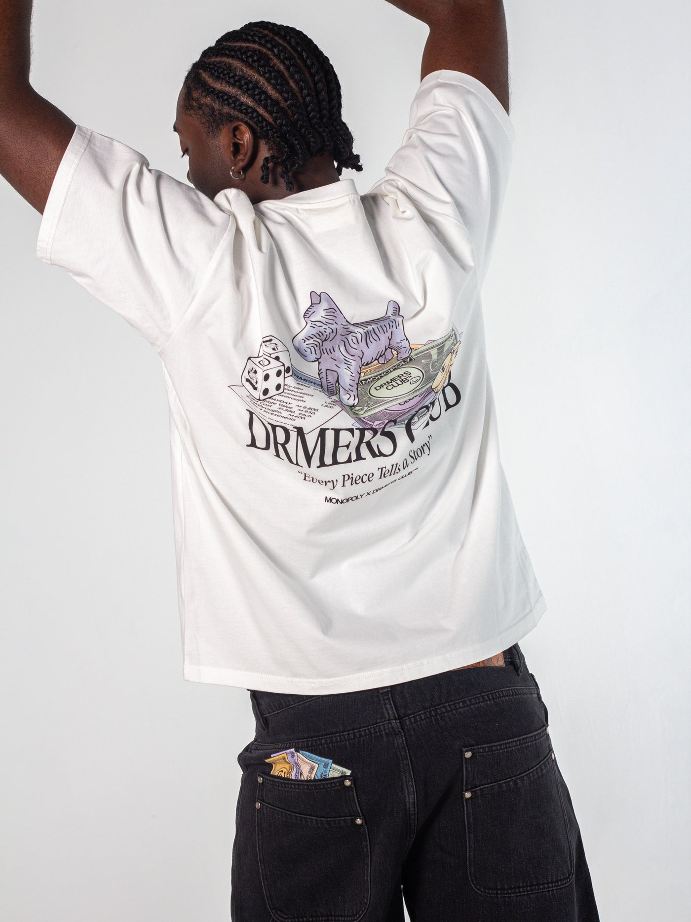 GAME PIECES TEE - WHITE