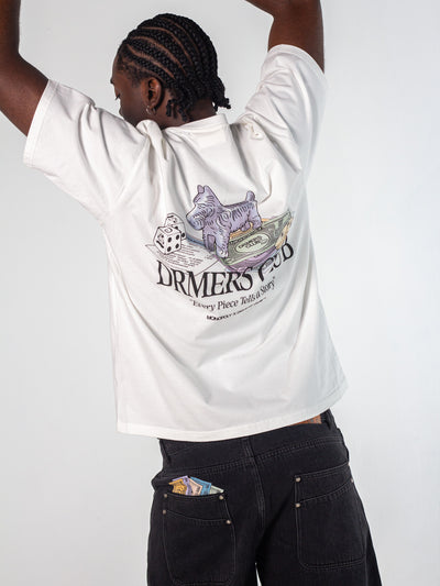 GAME PIECES TEE - WHITE
