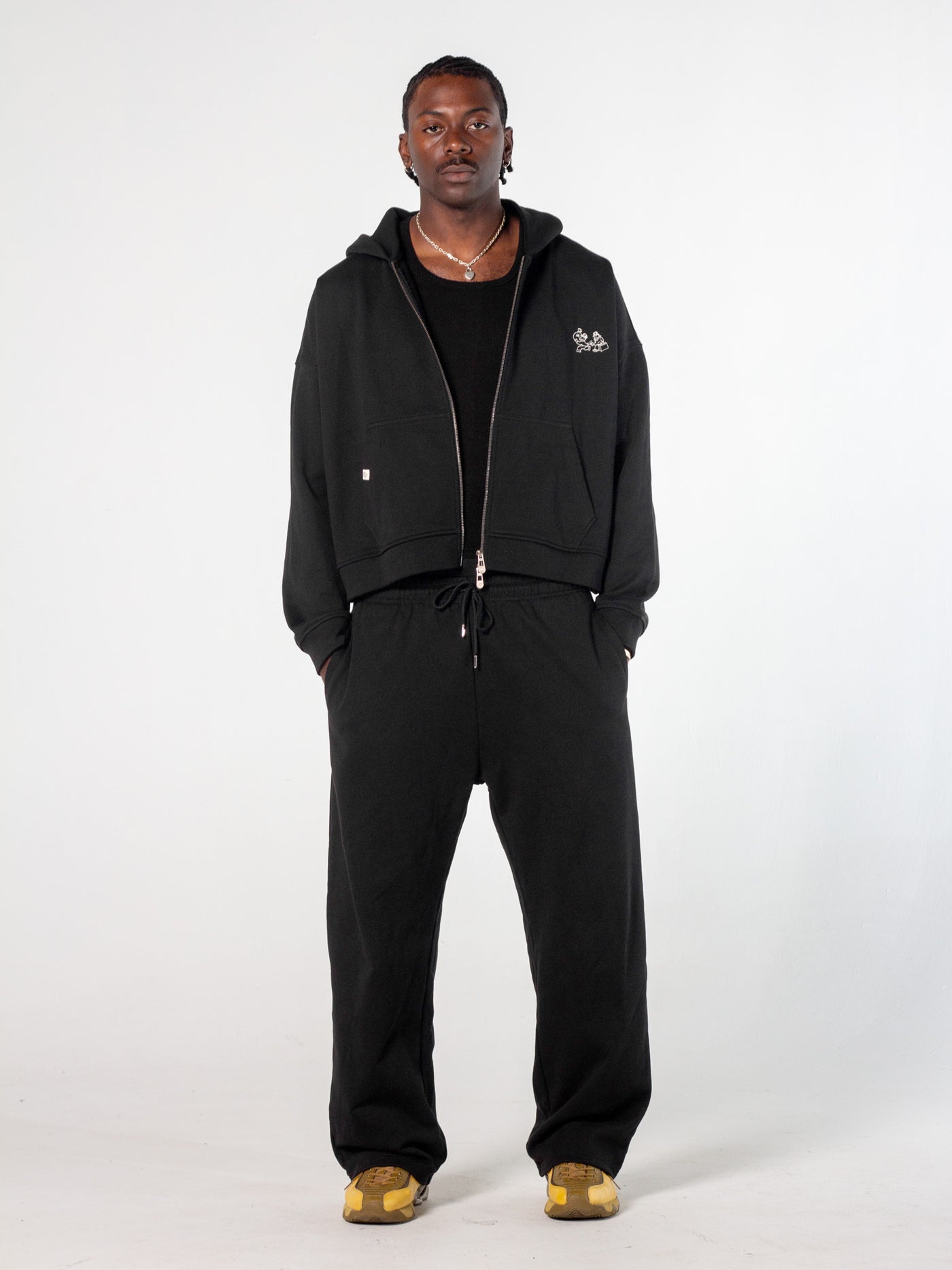 CHANCE ENCOUNTER ZIP UP - BLACK