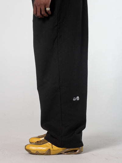 MONOPOLY MAN X DRMER KID SWEATPANTS - BLACK