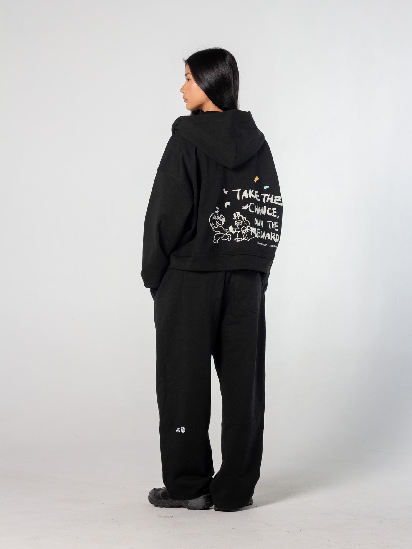 CHANCE ENCOUNTER ZIP UP - BLACK