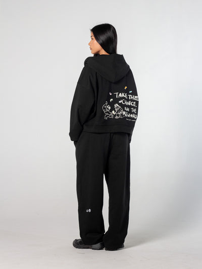 MONOPOLY MAN X DRMER KID SWEATPANTS - BLACK