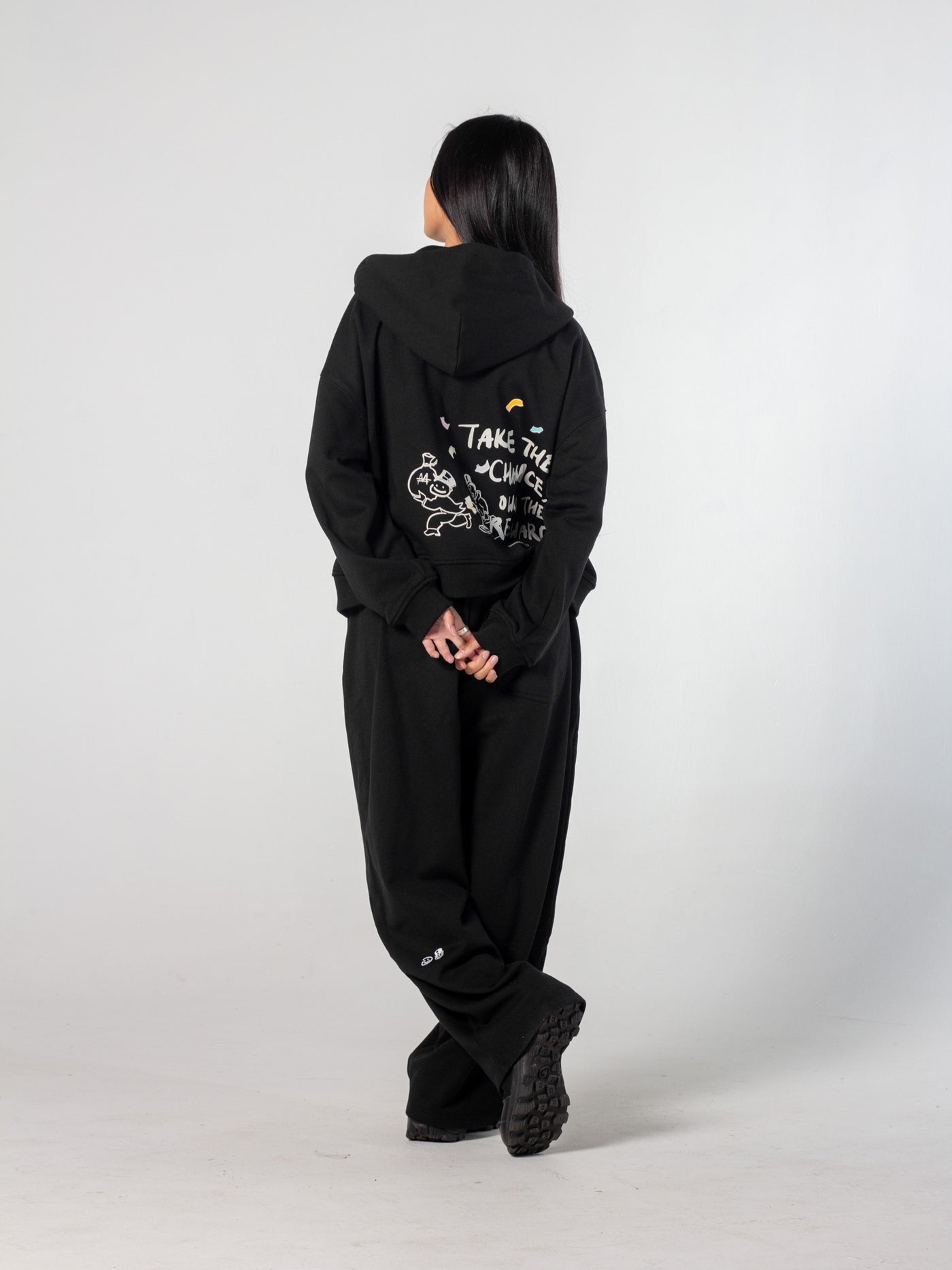 CHANCE ENCOUNTER ZIP UP - BLACK
