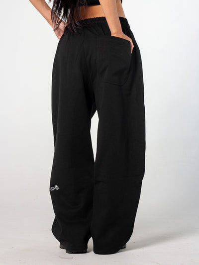 MONOPOLY MAN X DRMER KID SWEATPANTS - BLACK