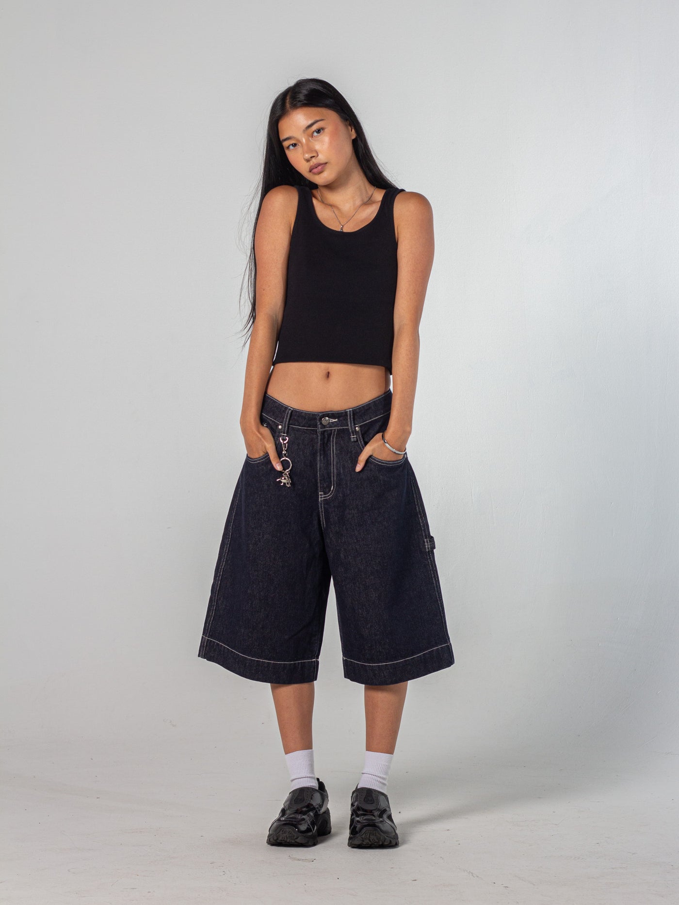 MONEY JORTS - INDIGO