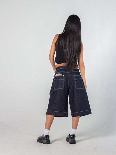 MONEY JORTS - INDIGO