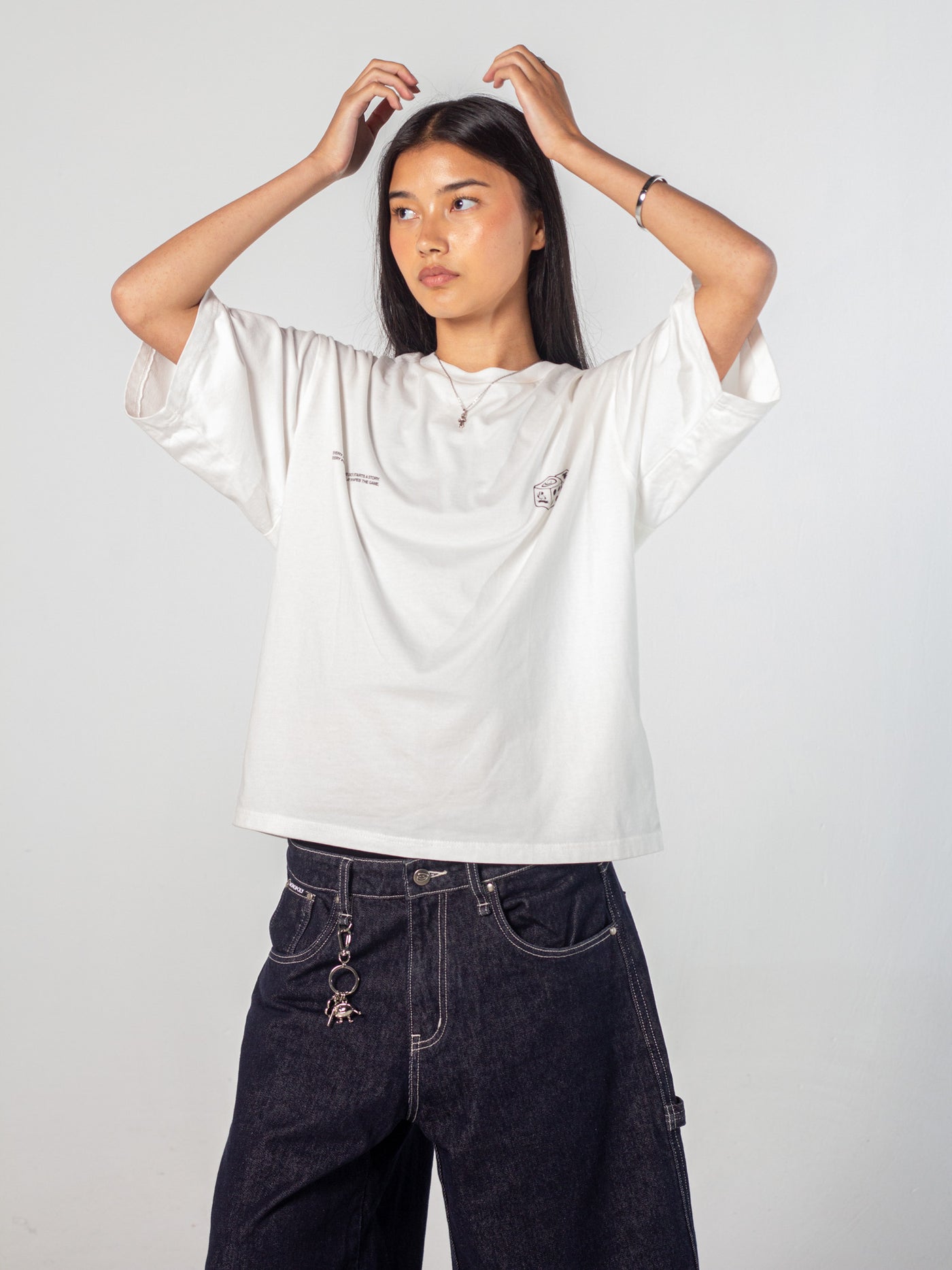 GAME PIECES TEE - WHITE