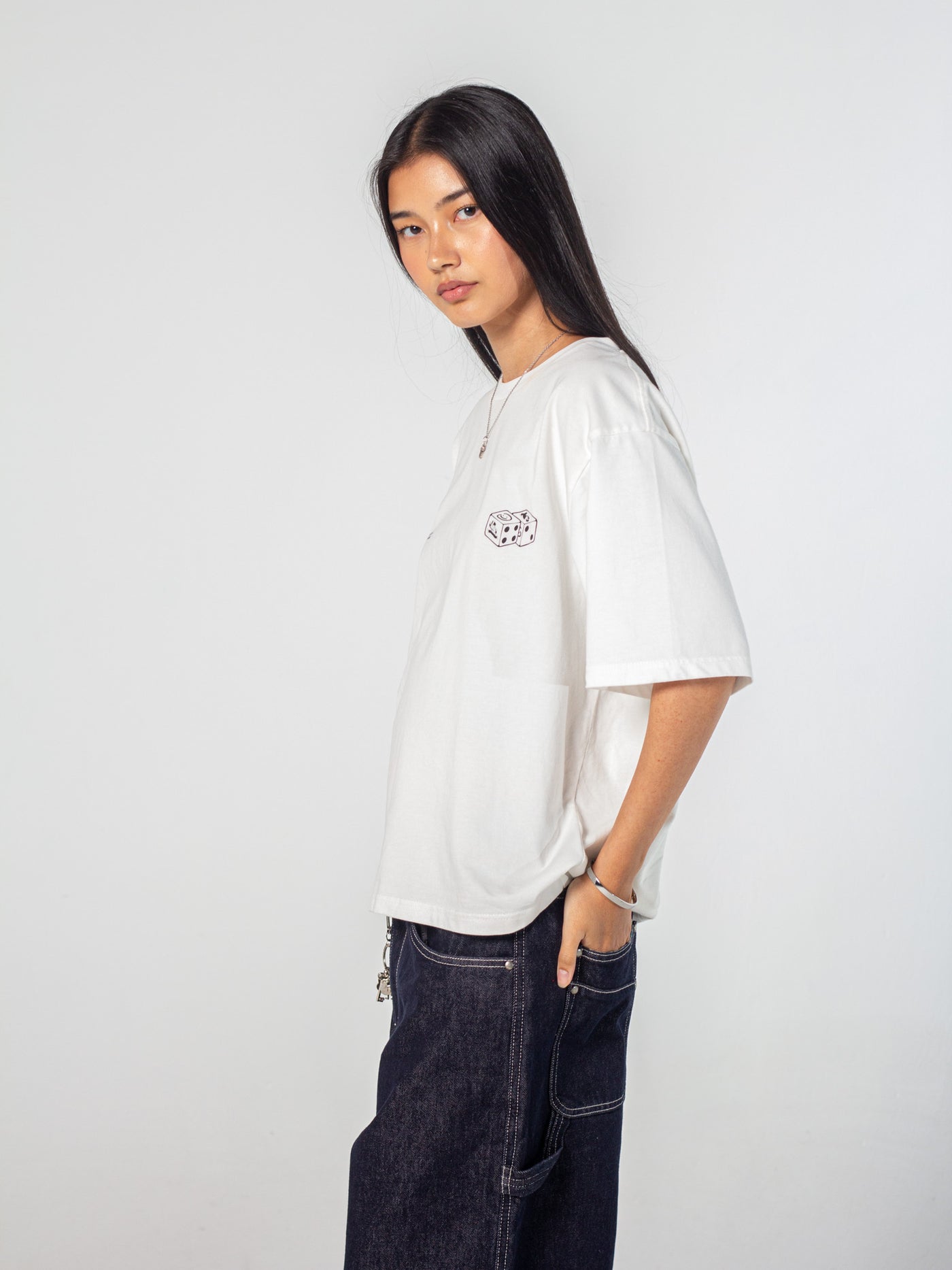 GAME PIECES TEE - WHITE