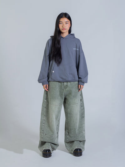 ARCH HOODIE - STONE BLUE