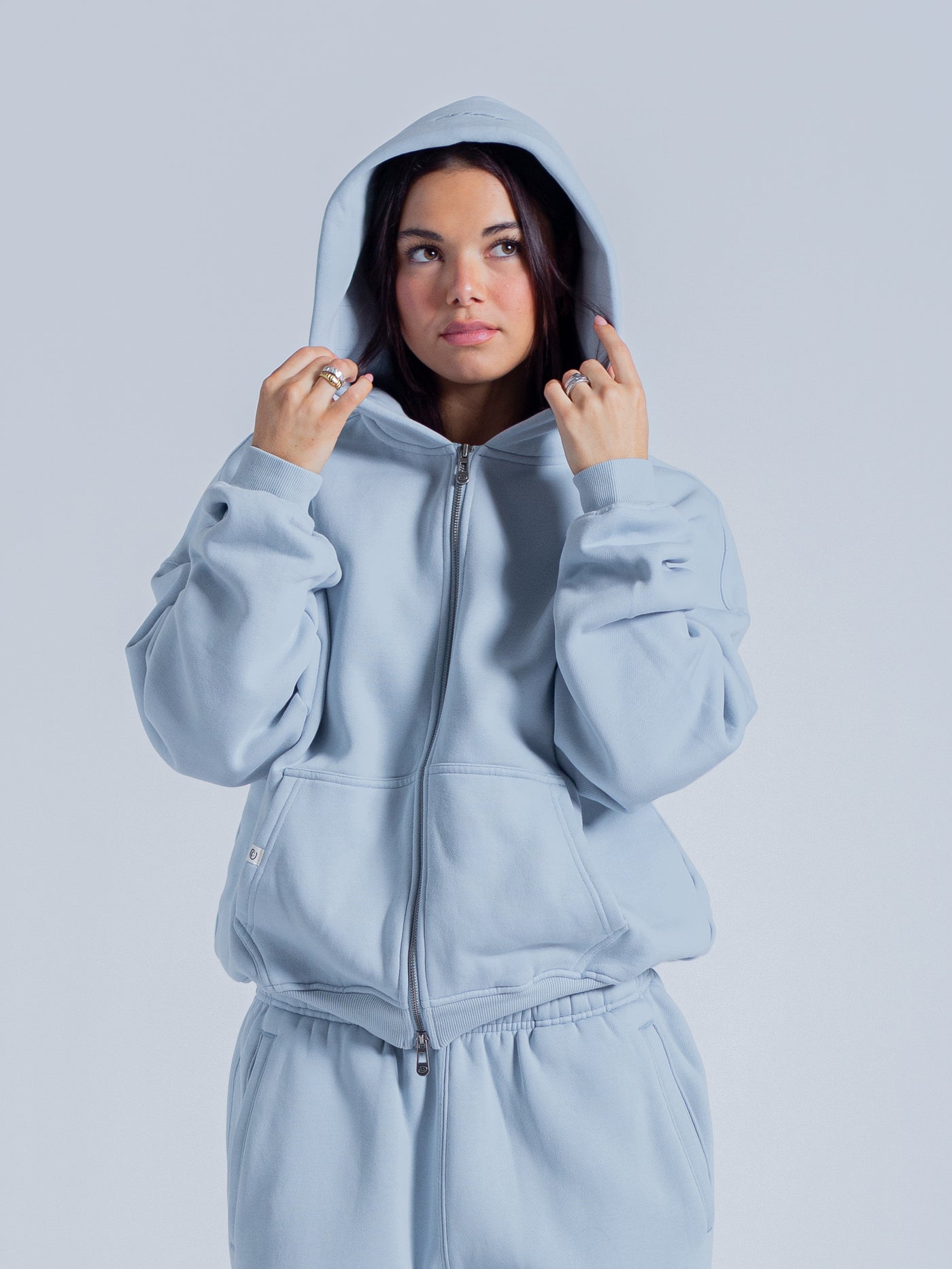 SIGNATURE BASIC DOUBLE ZIP - SKY BLUE