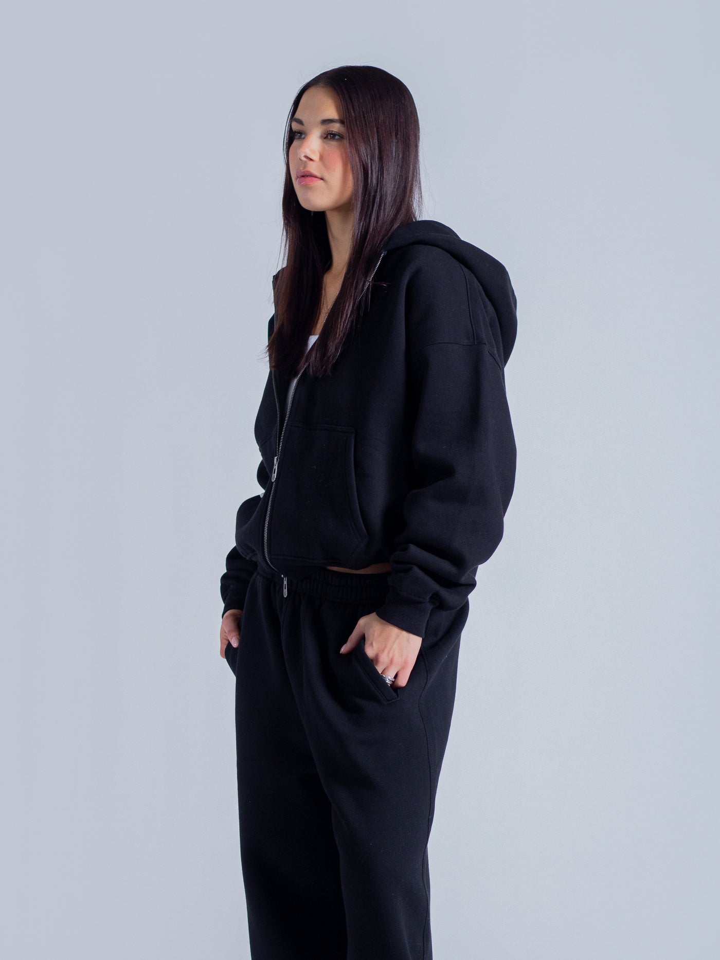SIGNATURE BASIC DOUBLE ZIP - BLACK