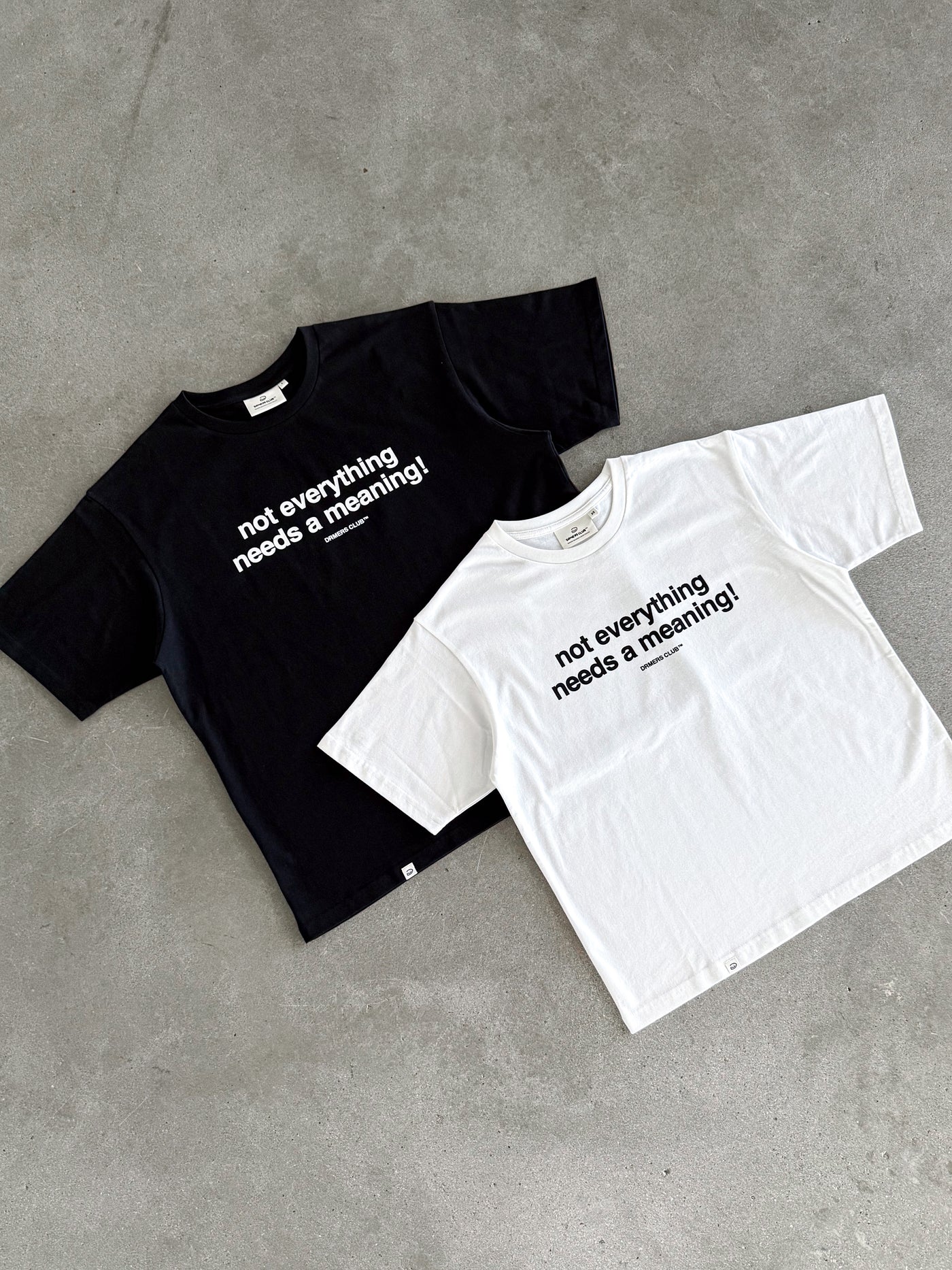 NO MEANING TEE - WHITE