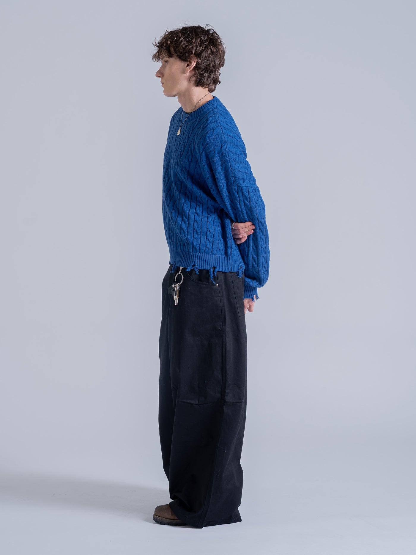 THEREDTHREAD S cable knit ensemble THEREDTHREAD / ザレッドスレッド theredthread cable knit ensemble