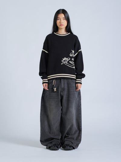 CHERUBS KNIT - BLACK