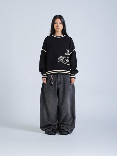 CHERUBS KNIT - BLACK