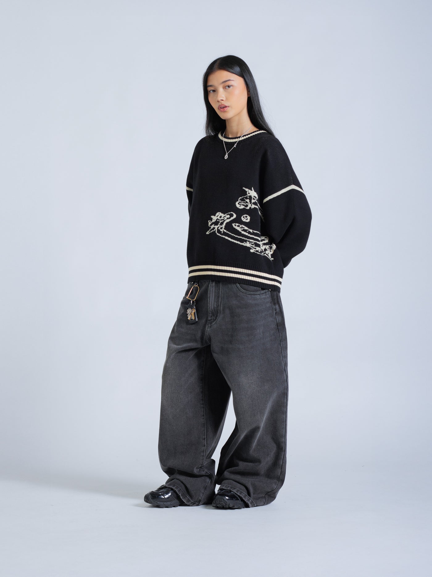 CHERUBS KNIT - BLACK