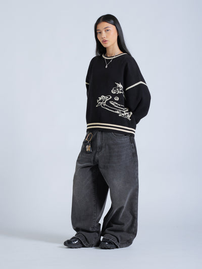 CHERUBS KNIT - BLACK