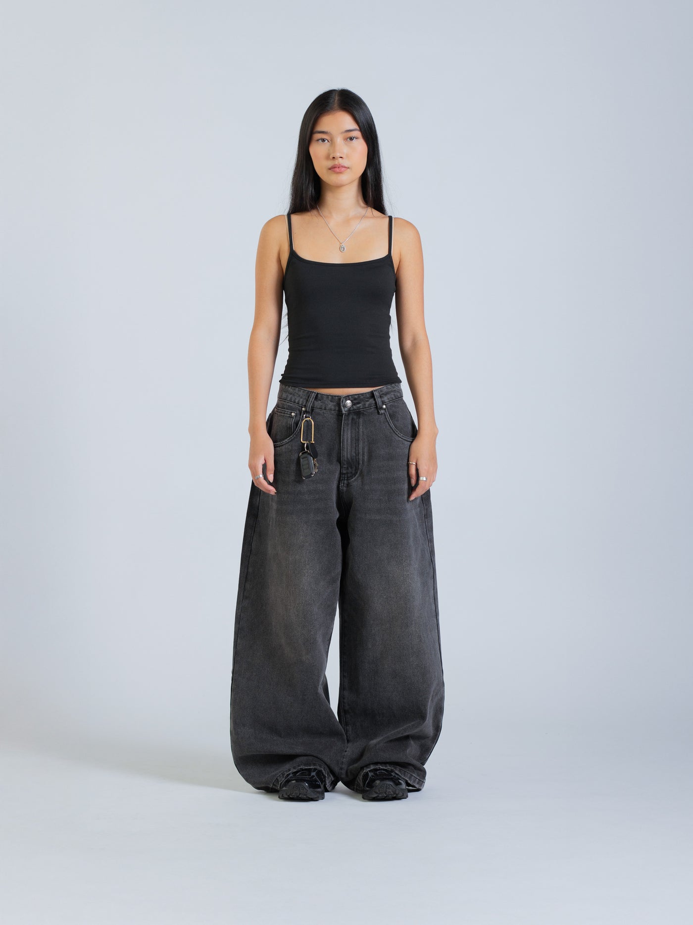 POLARIS JEANS - WASHED BLACK