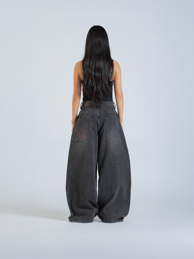 POLARIS JEANS - WASHED BLACK